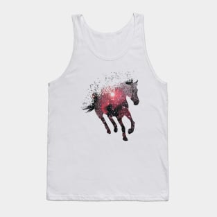 Fantasy space Horse in Galaxy Tank Top